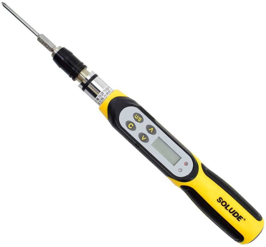Mini Digital Torque Screwdriver 20-400cN.m,1/4 inch Drive Adopter,with Buzzer &amp; LED indicator