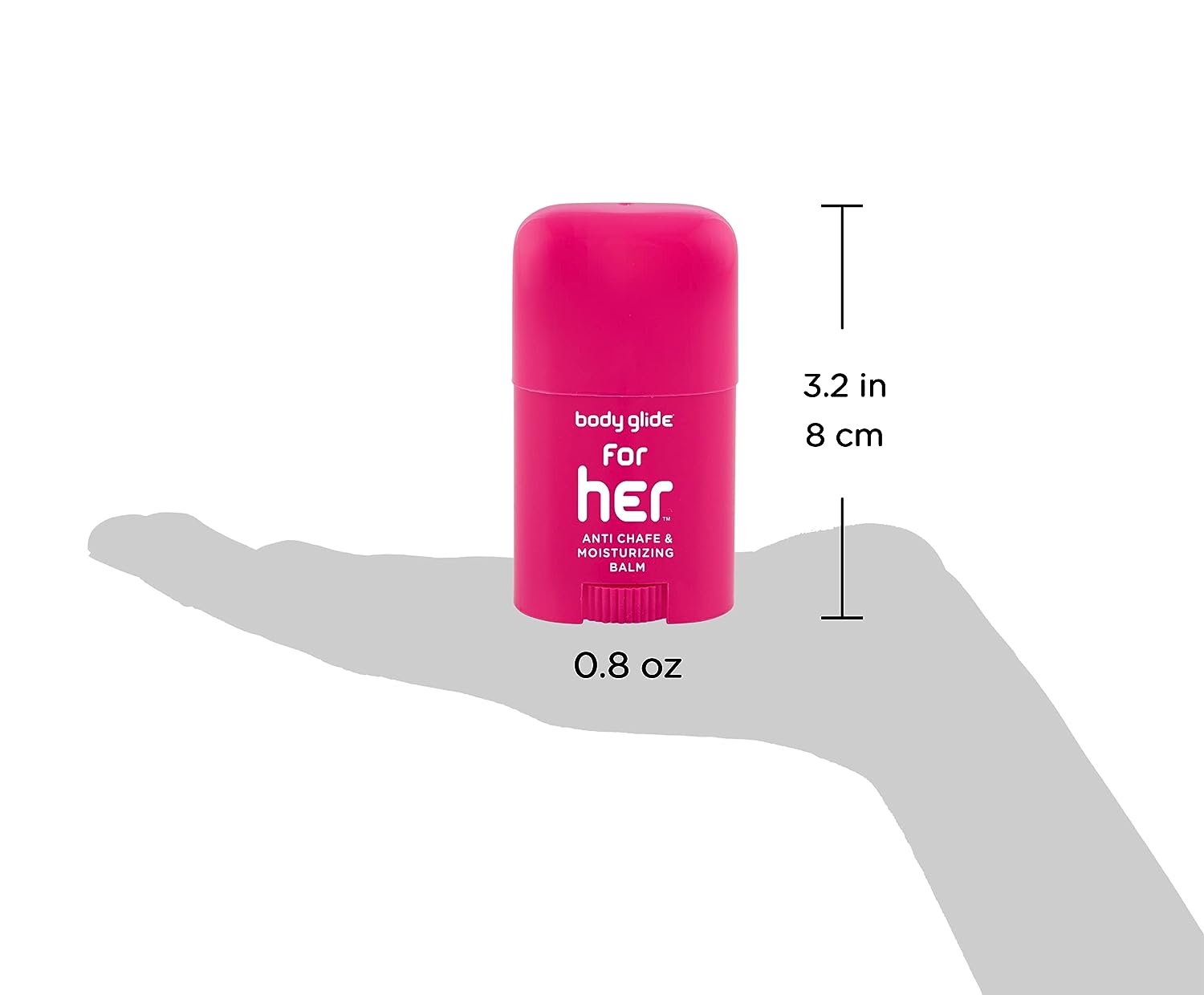 BodyGlide For Her Anti Chafe Balm, 1.5oz &amp; 0.35oz Bundle (USA Sale Only)