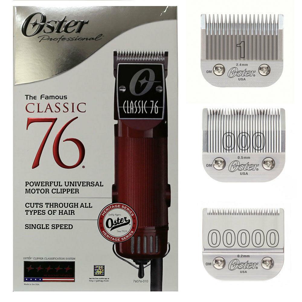 oster CLASSIC 76 HAIR clipper W/BLADES    ORIGINAL