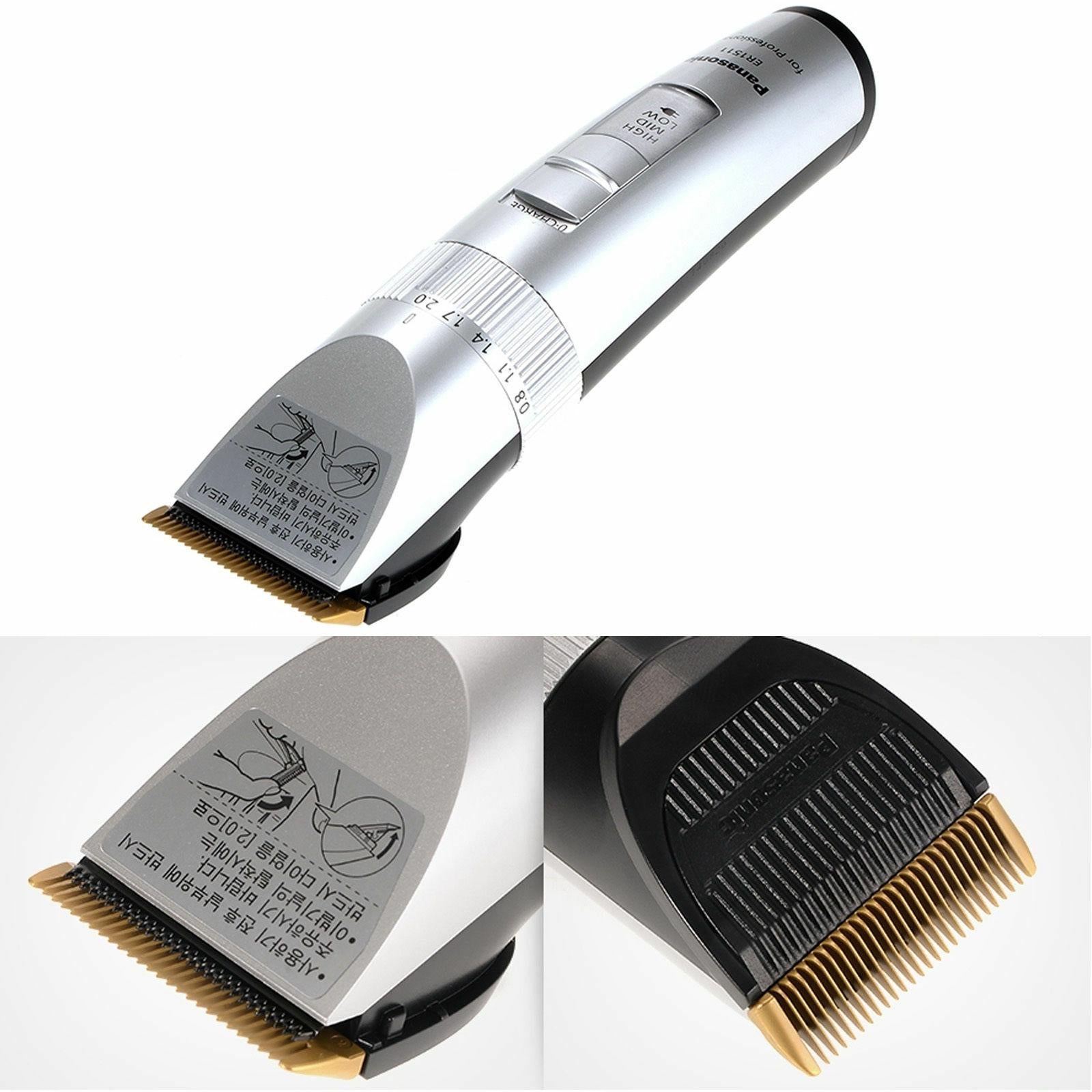 Panasonic Professional Geniune hair-Trimmer Clipper Rechargable ER1511s  Japan