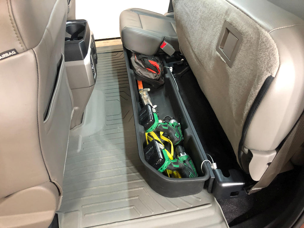 Red Hound Auto 2 Under Seat StoraBox Compatible with Ford F-150 Super Cab (2015-2019), F-250 F-350 F-450 F-550 Super Duty SuperDuty (2017-2019) SuperCab Only Underseat System Set of 2
