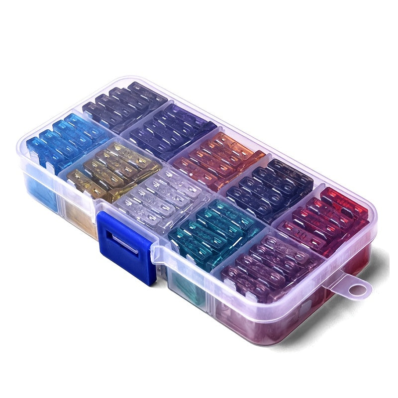 50/100pcs Car Fuses Assortment Kit, Car Automotive RV Standard Fuses Blade-Type Car Replacement Fuses Set 2A 3A 5A 7.5A 10A 15A 20A 25A 30A 35A