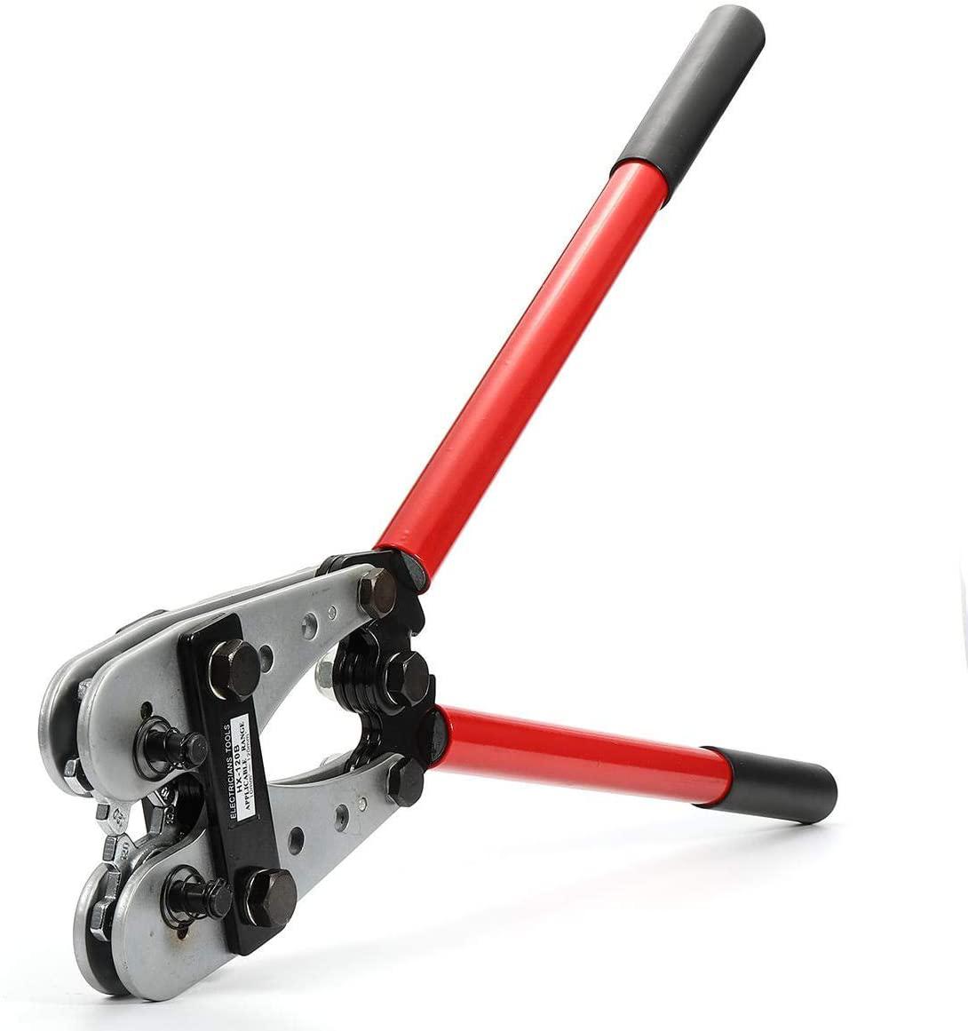 LIMEI-ZEN 10-300 Set Handheld Cable Wire Hexagonal Clamp Hydraulic Crimper Plier Tools Universal Hand Tools Pliers