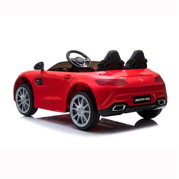 Uenjoy 2 Seater 12V Licensed Mercedes-Benz GT LZ-920 Kids Ride On Car Electric Cars Motorized Vehicles for Kids, with Remote Control, Music, Horn, Spring Suspension, LED Lights, Red