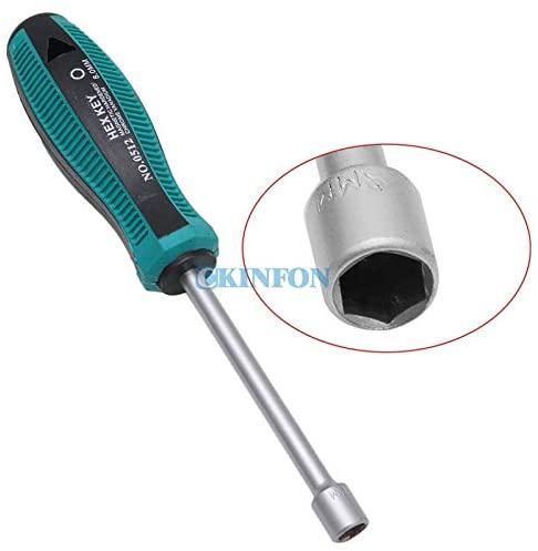 Screwdriver DHL 10Set15PCS 3-14mm Metal Socket Driver Hex Nut Key Wrench Screwdriver Nutdriver Hand Tool