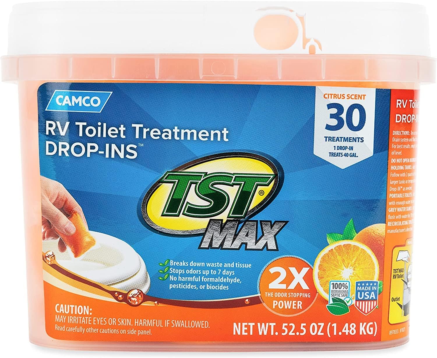 Camco TST MAX RV Toilet Treatment Drop-INs