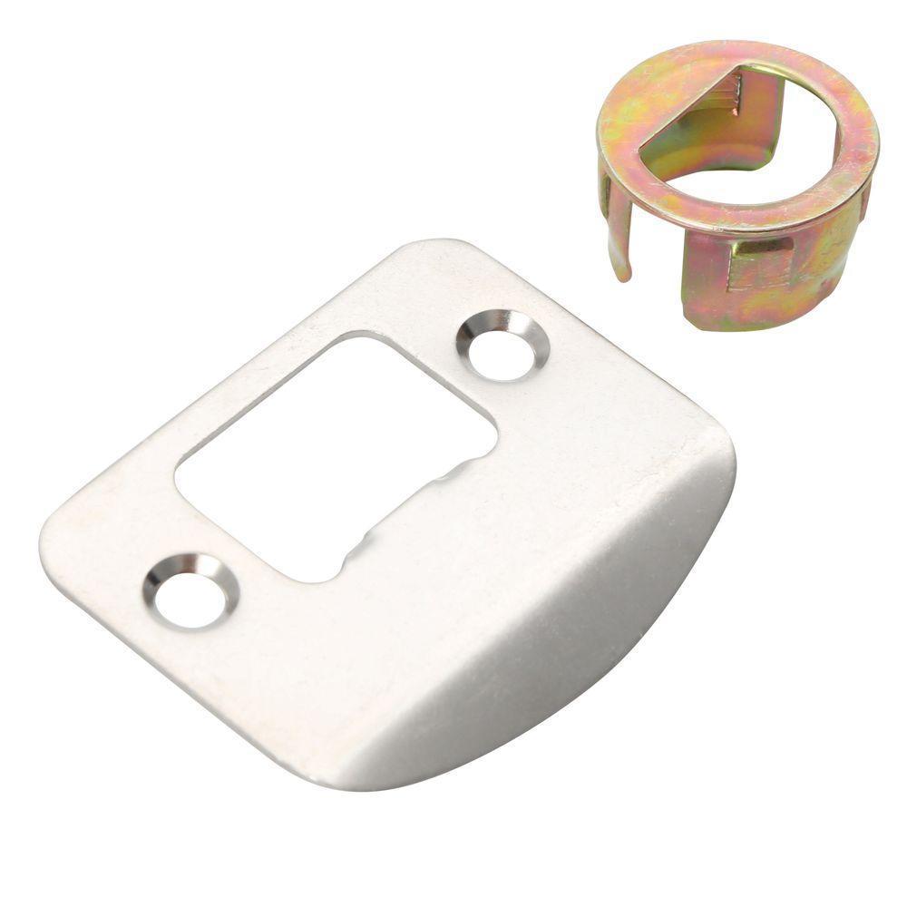 Naples Satin Nickel Bed/Bath Privacy Door Lever