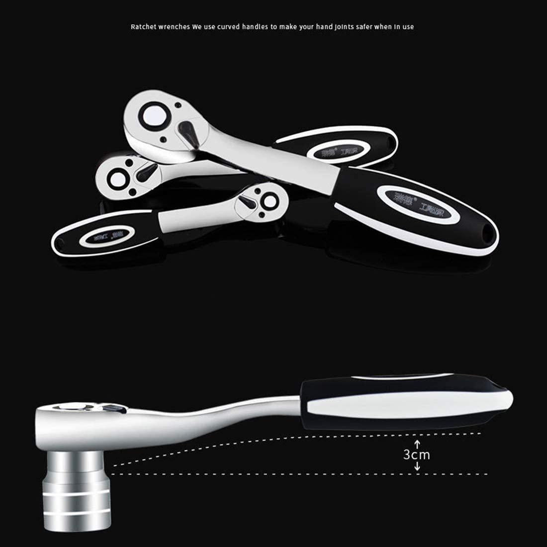 PENFU Wrench 150 Pieces Drive Socket Set Ratchet Wrench Combination Tools Auto Repair Tool Kit for Car Repair/Home Maintenance Hand Repair Tool