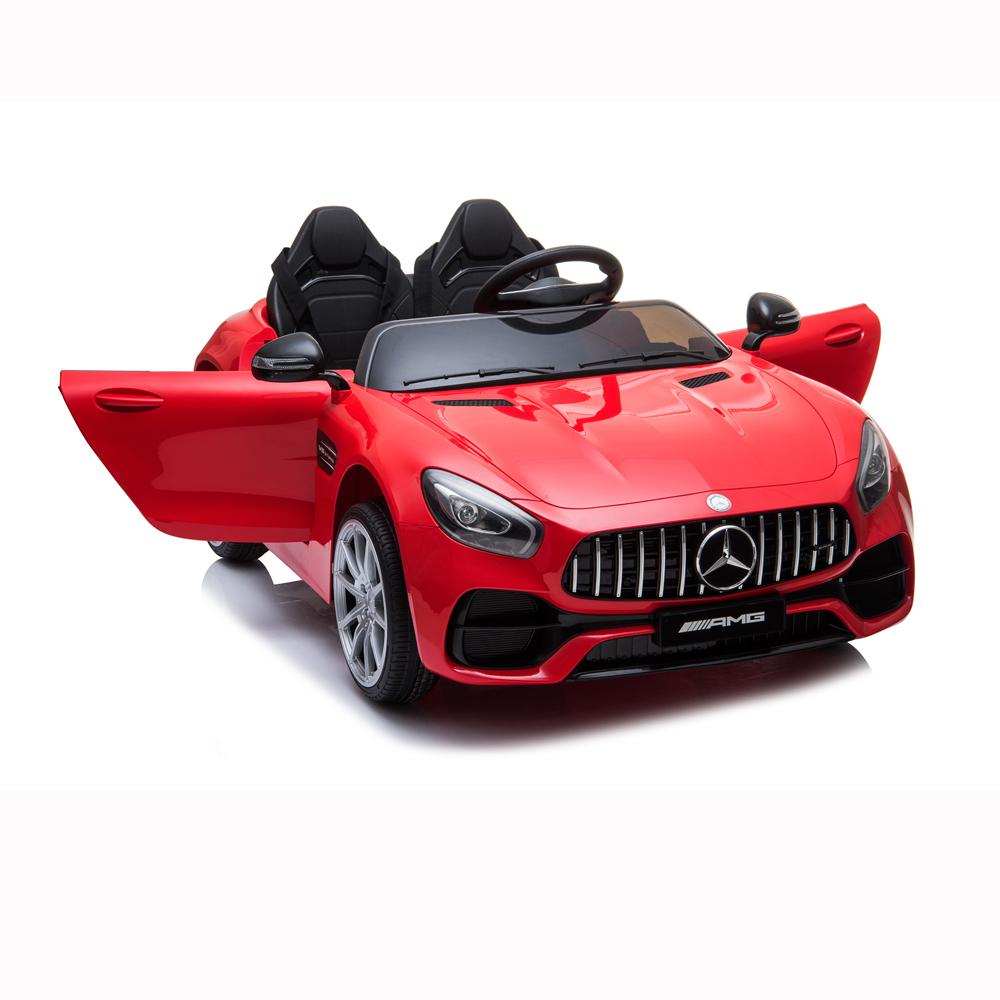 kids Ride On Toys 12 Volt Car, URHOMEPRO Electric Power Wheels Car, Ride On Cars for 3-6 Years Toddlers, Ride On Truck Car w/ Remote Control, 3 Speeds, Spring Suspension, LED Light, Red, W5704