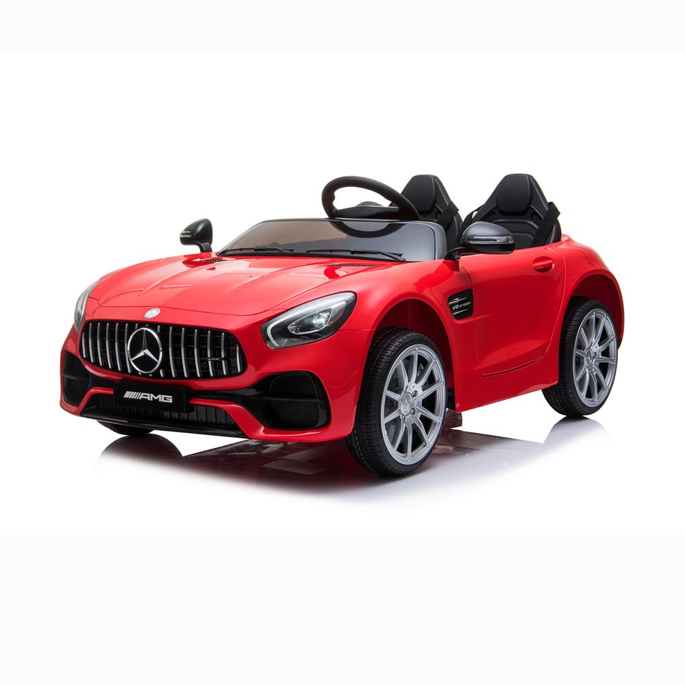 kids Ride On Toys 12 Volt Car, URHOMEPRO Electric Power Wheels Car, Ride On Cars for 3-6 Years Toddlers, Ride On Truck Car w/ Remote Control, 3 Speeds, Spring Suspension, LED Light, Red, W5704