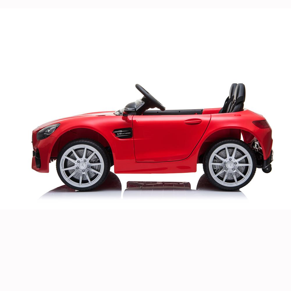 kids Ride On Toys 12 Volt Car, URHOMEPRO Electric Power Wheels Car, Ride On Cars for 3-6 Years Toddlers, Ride On Truck Car w/ Remote Control, 3 Speeds, Spring Suspension, LED Light, Red, W5704
