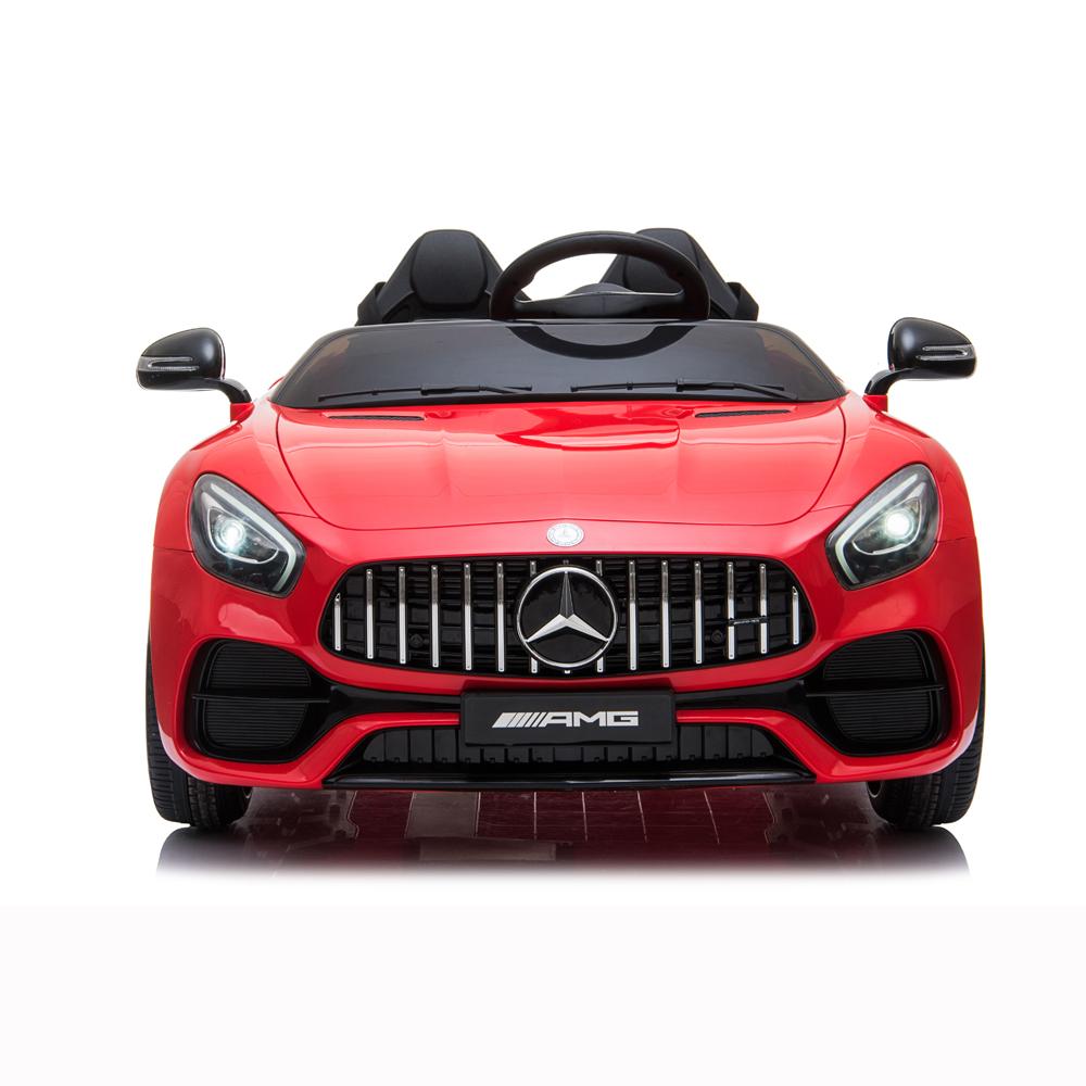 Toy Cars for Kids, Mercedes-Benz AMG GT Dual Motor Electric Power Cars Toys for 2-6 Year Old Boys Children 2 Seats 12V Ride on Car Christmas Birthday Gift for Kids Red