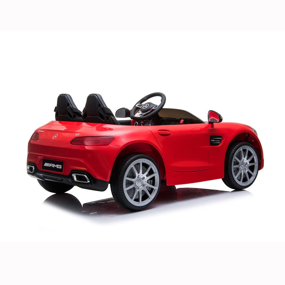 Toy Cars for Kids, Mercedes-Benz AMG GT Dual Motor Electric Power Cars Toys for 2-6 Year Old Boys Children 2 Seats 12V Ride on Car Christmas Birthday Gift for Kids Red