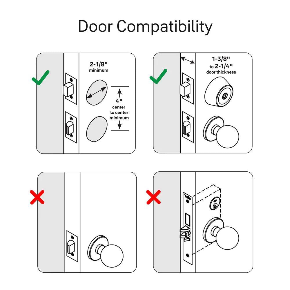 Assure Lock SL Satin Nickel Thumbturn Deadbolt with Slim Touchscreen Keypad