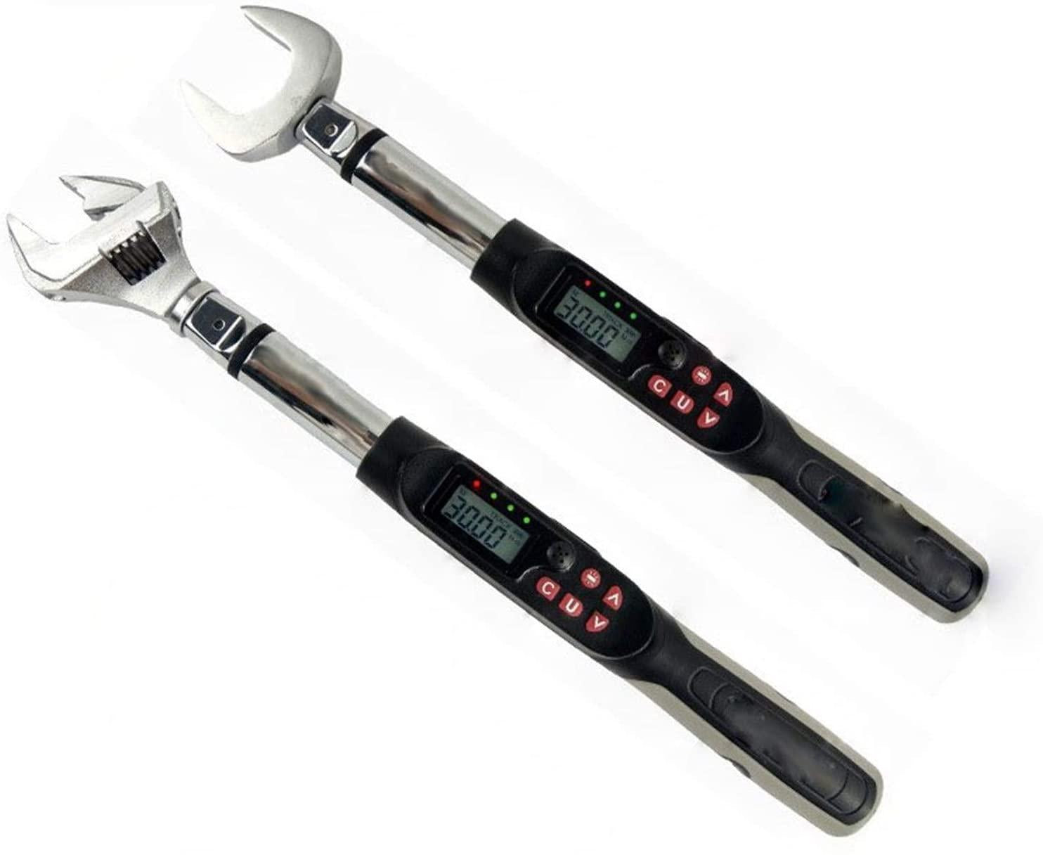 Wrench Metric Wrench Set LarMetric Wrench Set 2% Accuracy 1-340N.m Adjustable Professional Electronic Digital Torque Wrench for Repair and Maintenance Hand Tools (Color : 1.5 30N.m 9x12)
