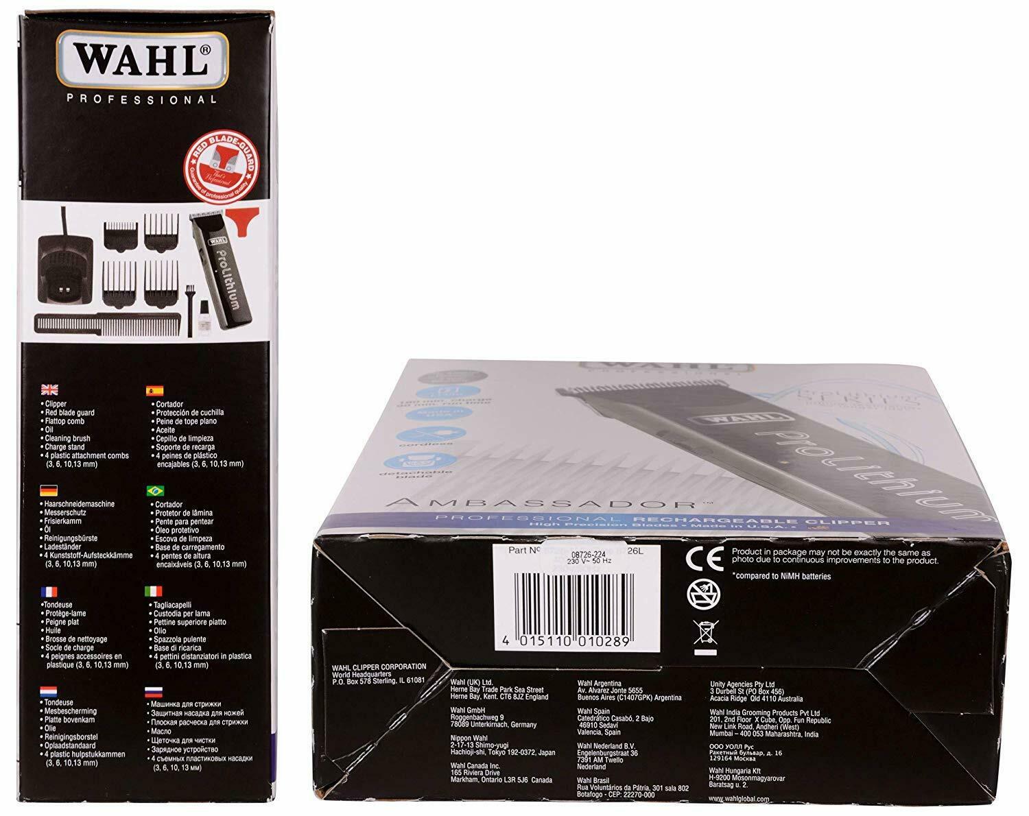 Wahl  Professional Trimmer Ambassador Series Rechargeable for CA Parker Pen