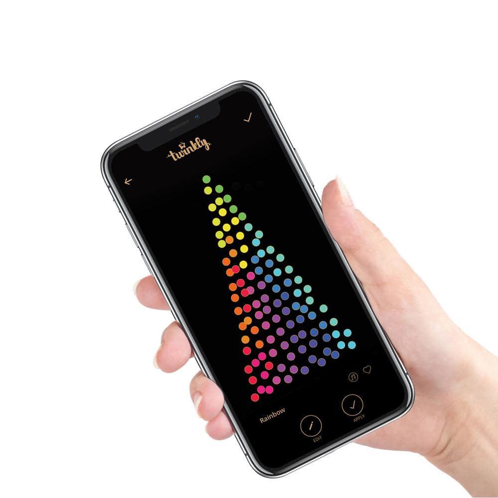 Twinkly App Controlled Wrapped Dome Lights, 50, Multi Color (6 Pack)