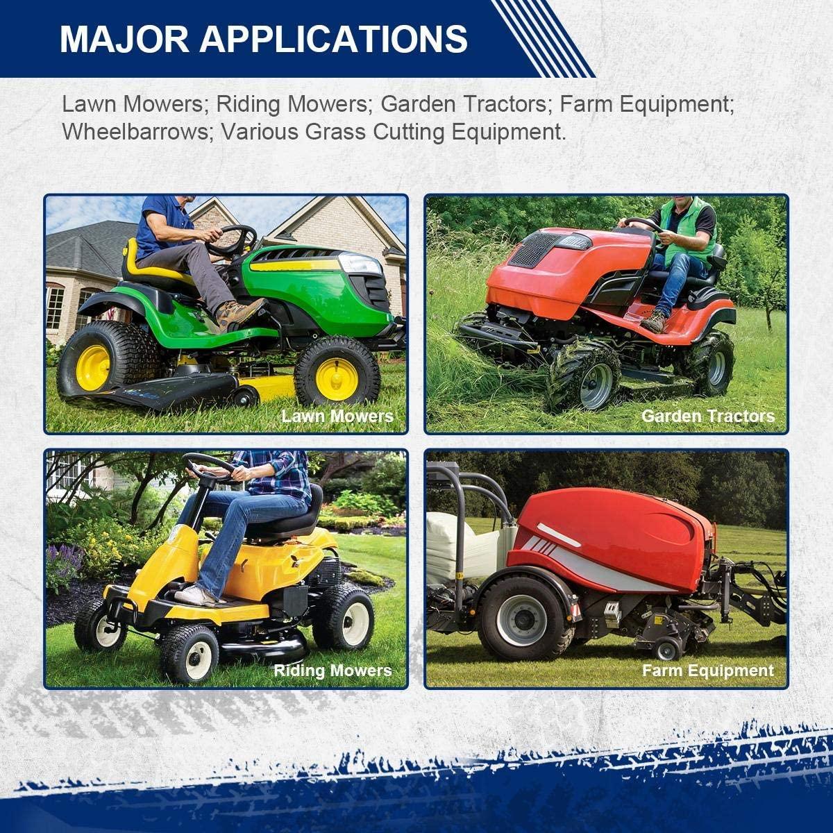 MaxAuto 18x8.50-8 18x8.5x8 Lawn Mower Golf Cart Turf Tires 4PR P332, Set of 2