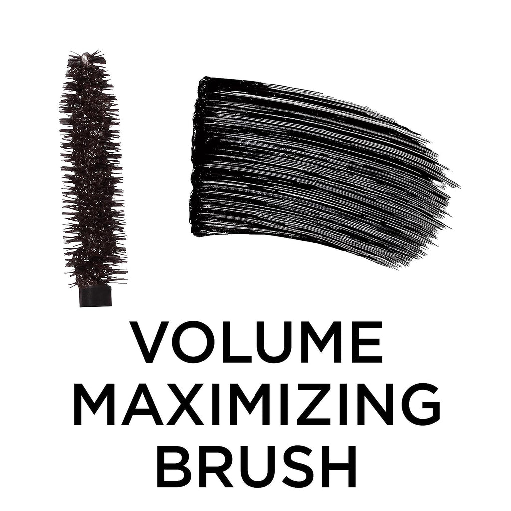 L’Oréal Paris Voluminous Original Volume Building Mascara and Infallible Eyeliner, Builds eye lashes up to 5X natural thickness, Smudge Free, Clump Free, Black, 1 kit