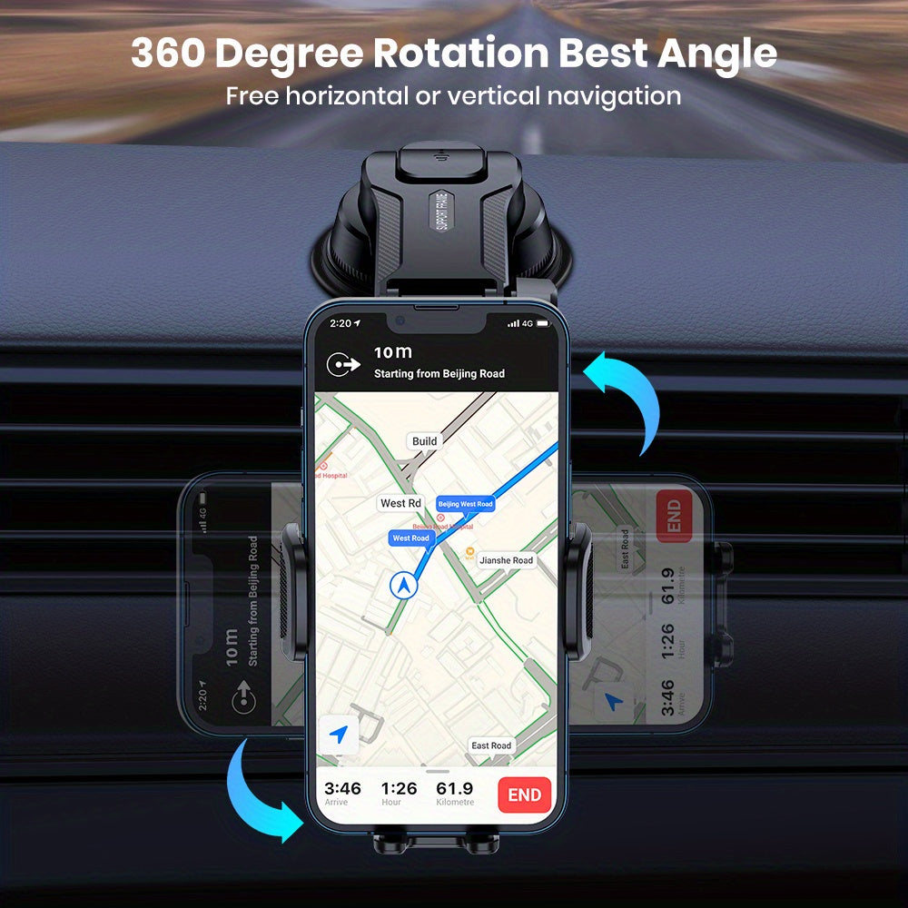 Upgrade Your Driving Experience with TOPK D38-E Car Phone Holder Mount - Compatible with All Phones!