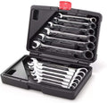 MLH-MLH 12pc Metric Ratcheting Spanner Combination Wrenche Hand Tools 9mm-18mm CR-V Steel Universal Hand Tools Wrenches