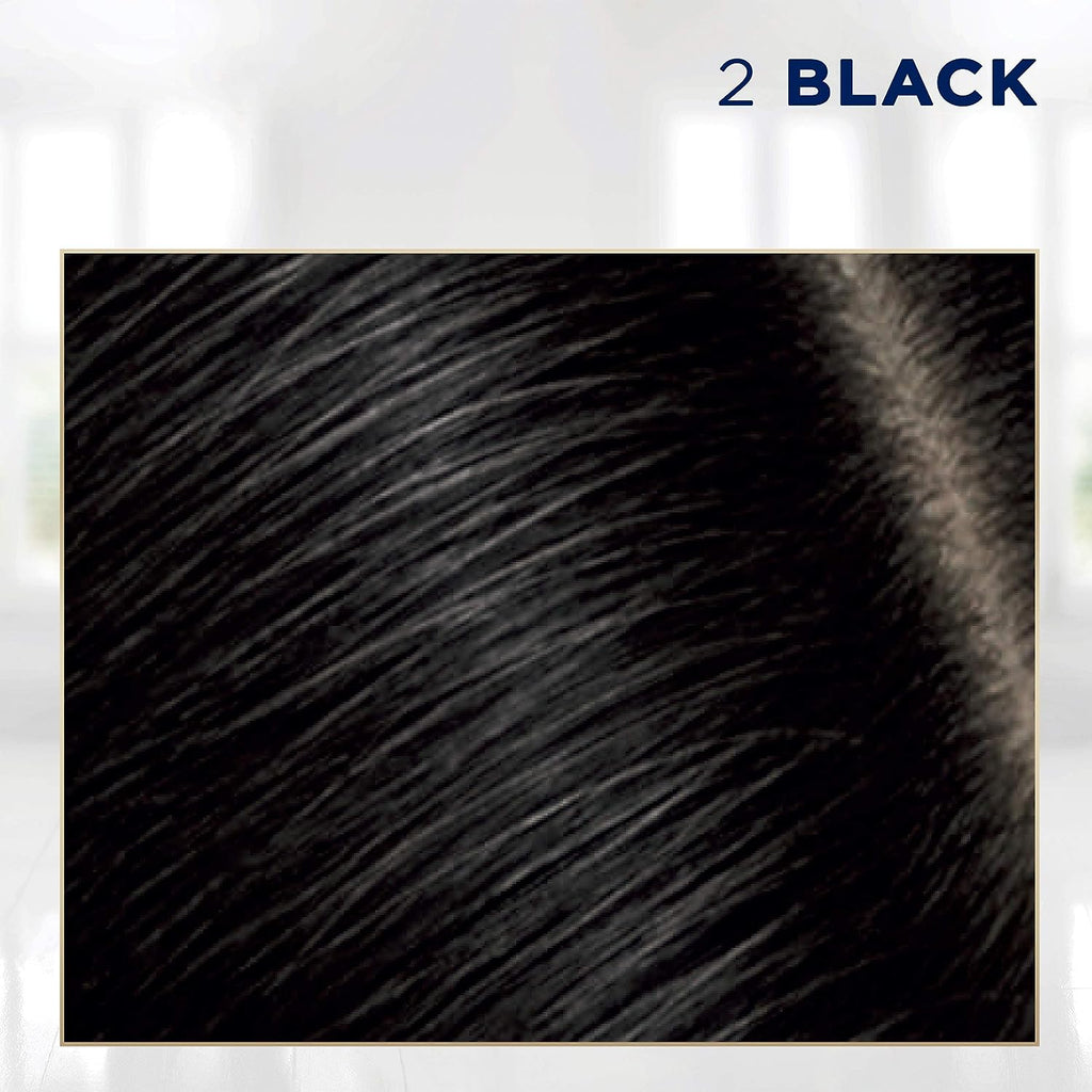 Clairol Root Touch-Up by Nice'n Easy Permanent Hair Dye, 2 Black Hair Color, (Pack of 2)