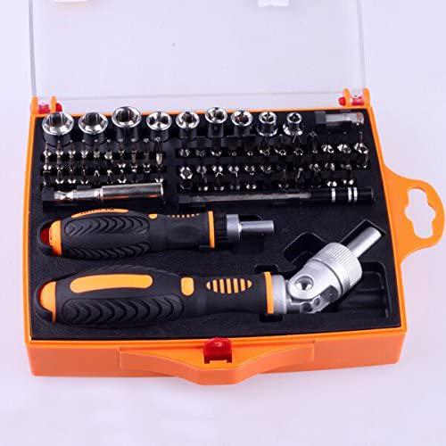 ZHANGAO JM-6108 79 in 1 Screwdriver Ratchet Hand-tools Suite Furniture Computer Electrical maintenance Tools Tool accessories