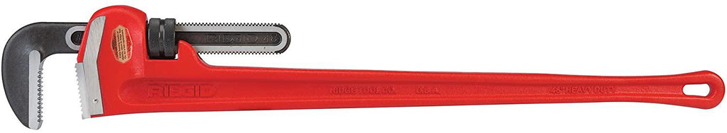 RIDGID 31040 Model 48 Heavy-Duty Straight Pipe Wrench, 48-inch Plumbing Wrench