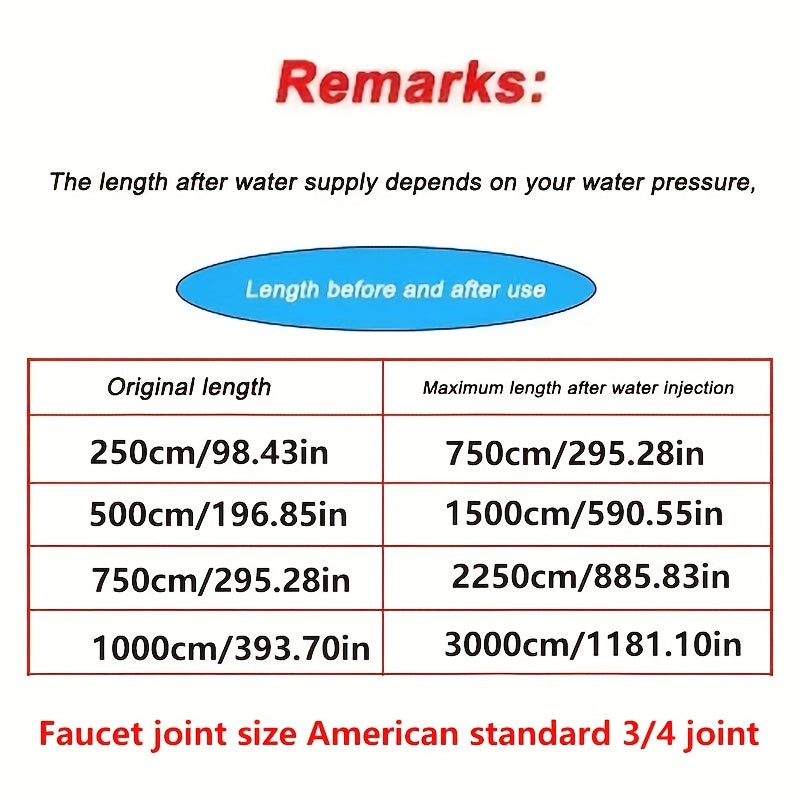 Upgrade Your Garden With A High-Pressure Telescopic Water Pipe - 1pc With American Standard 3/4 Copper Connector