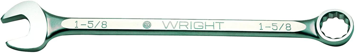 Wright Tool 1172 12-Point Heavy Duty Flat Stem Combination Wrench,Silver