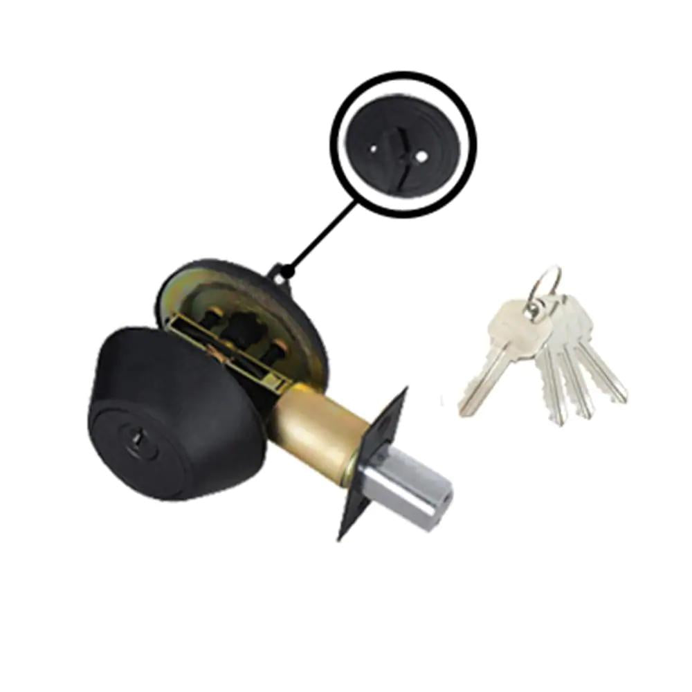 Oil-Rubbed Bronze Entry Door Lever Combo Lock Set with Deadbolt and 4 KW1 Keys, Keyed Alike (12-Pack)