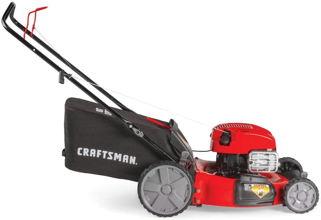 Craftsman M125 163cc Briggs & Stratton 675 exi 21-Inch 3-in-1 Gas Powered Push Lawn Mower with Bagger
