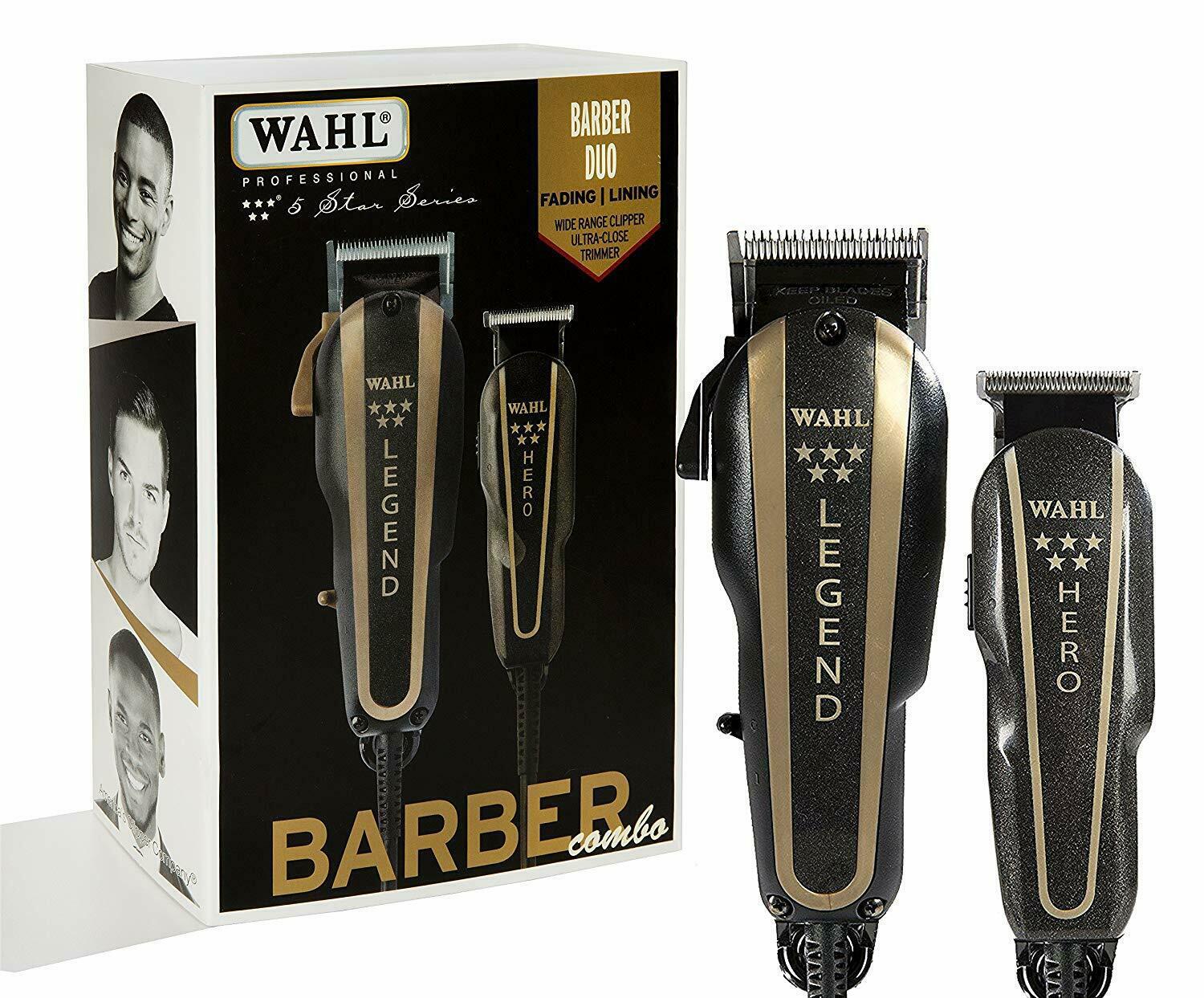 Wahl Professional Barber Machine Hair Cutting Kit Great Trimmer clippers Set