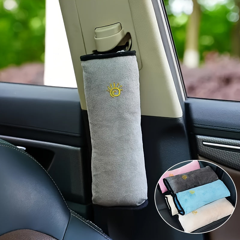 Car Automotive Seat Belt Cover Shoulder Cover Seat Belt Holder Cute Lengthened And Thickened Plush Safety Belt Shoulder Cover