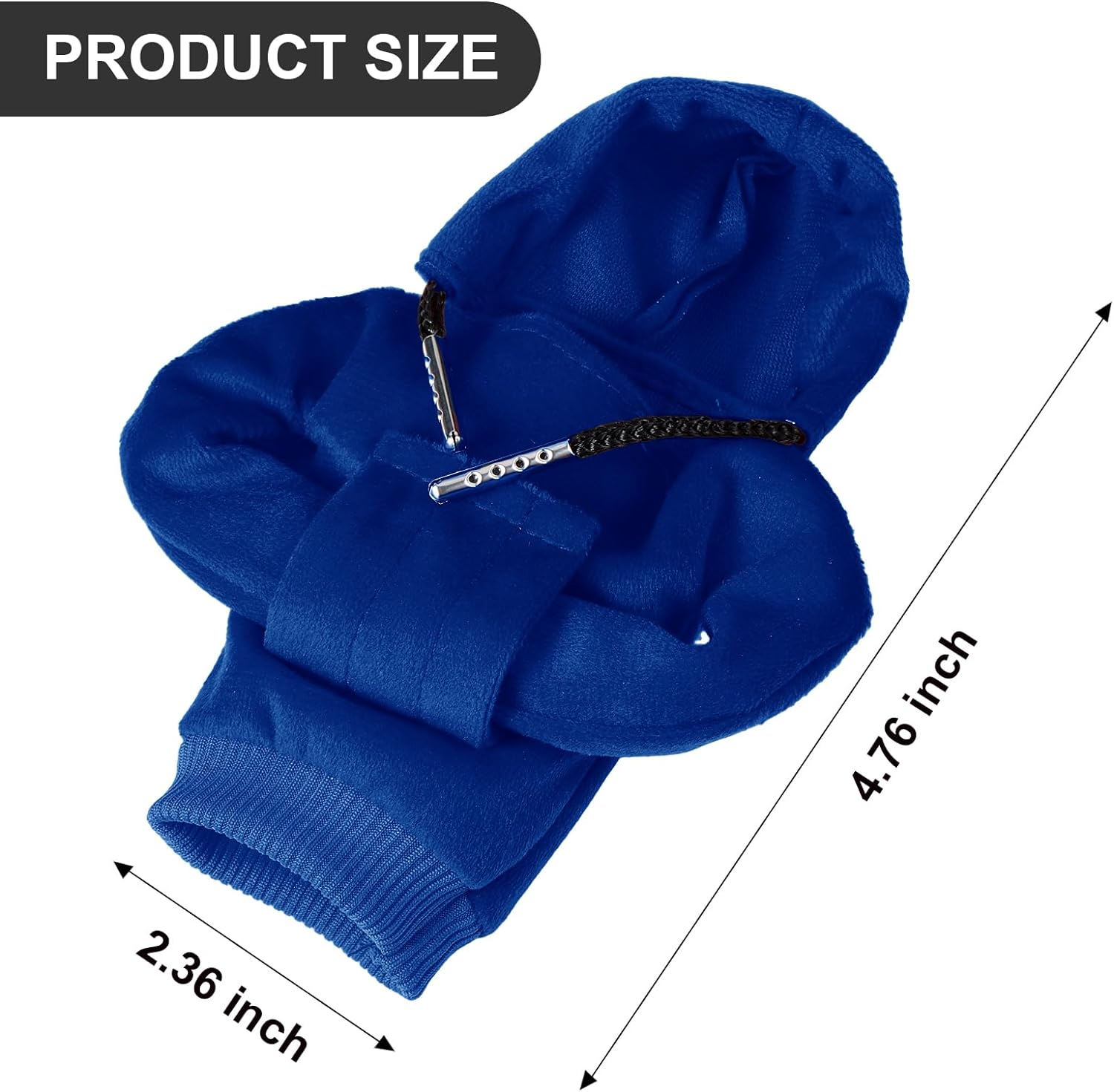 ZHSMS Gear Shift Cover, Universal Shift Knob Cover, Funny Sweater Hoodie for Gearshift, 4.7 Inch Car Shifter Stick Protector Decoration(Dark Blue)