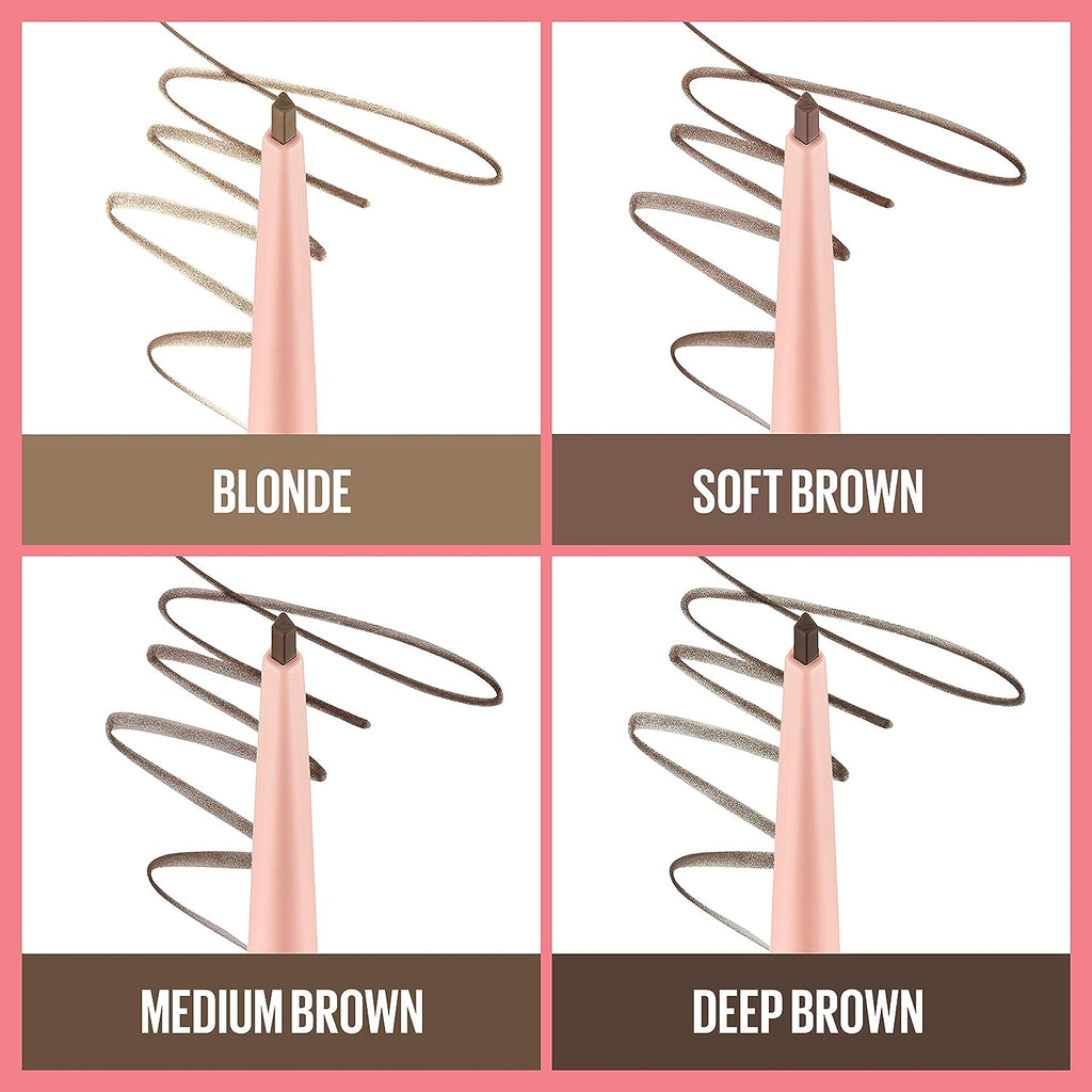 Maybelline New York Total Temptation Eyebrow Definer Pencil, Deep Brown, 1 Count