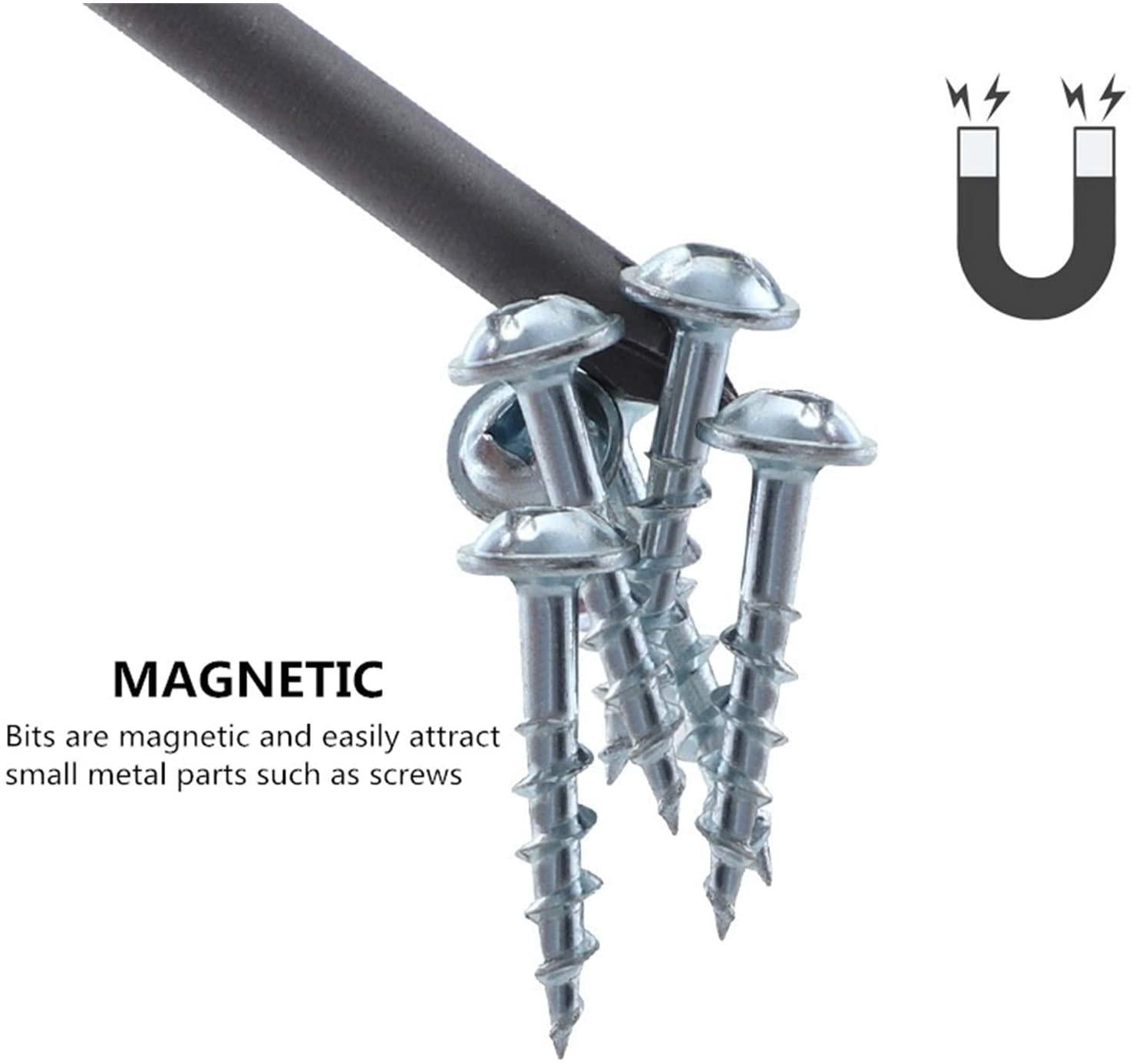XFXCH 12PCS 1/4 Hexagon 50 75 100mm S2 Alloy Screwdriver Bit Magnetic Set PH Electric Screwdriver Bit Socket Tool Set Screwdriver set (Color : 18)
