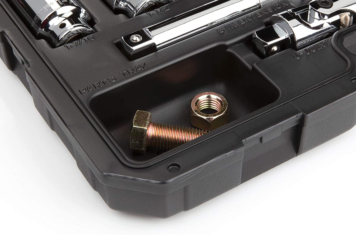 TEKTON 3/4 Inch Drive 12-Point Socket &amp; Ratchet Set, 25-Piece (3/4-2 in.) | SKT35105