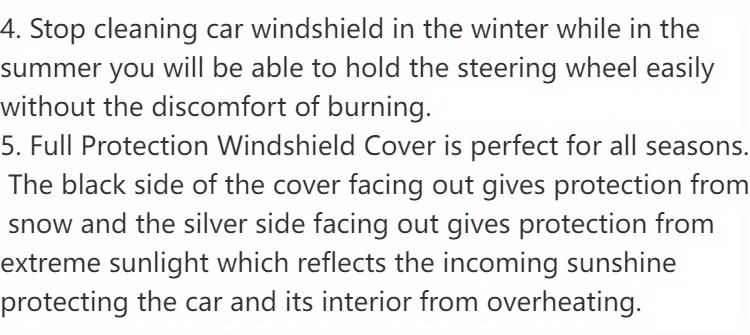 Foldable Car Windshield Cover - Protect Your Car From Snow, Sun, And Rain - Easy To Install And Remove