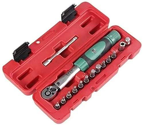 ZSEFV 15 in 1 2-20Nm Torque Wrench Repair Tools Set for Bicycle Hardware Tool Kits Hand Tools