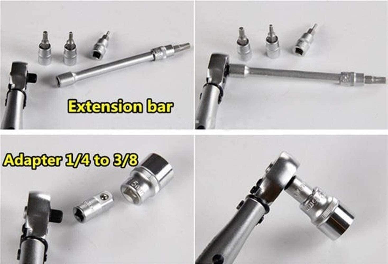 ZSEFV 15 in 1 2-20Nm Torque Wrench Repair Tools Set for Bicycle Hardware Tool Kits Hand Tools