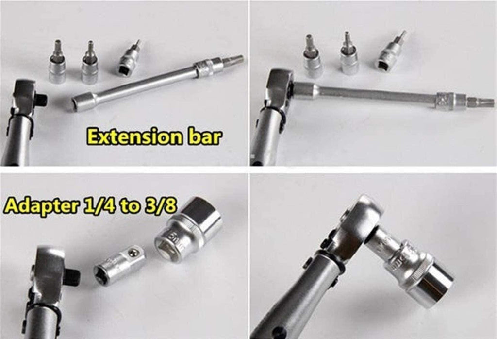 ZSEFV Hand Tools 15 in 1 2-20Nm Torque Wrench Repair Tools Set for Bicycle Hand Tools