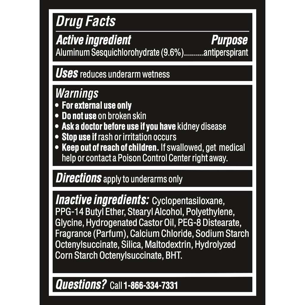 Degree Men UltraClear Antiperspirant Deodorant Black+White 2 Count 72-Hour Sweat &amp; Odor Protection Antiperspirant For Men With MotionSense Technology 2.7 oz