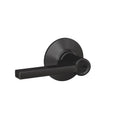 Custom Latitude Matte Black Keyed Entry Door Lever