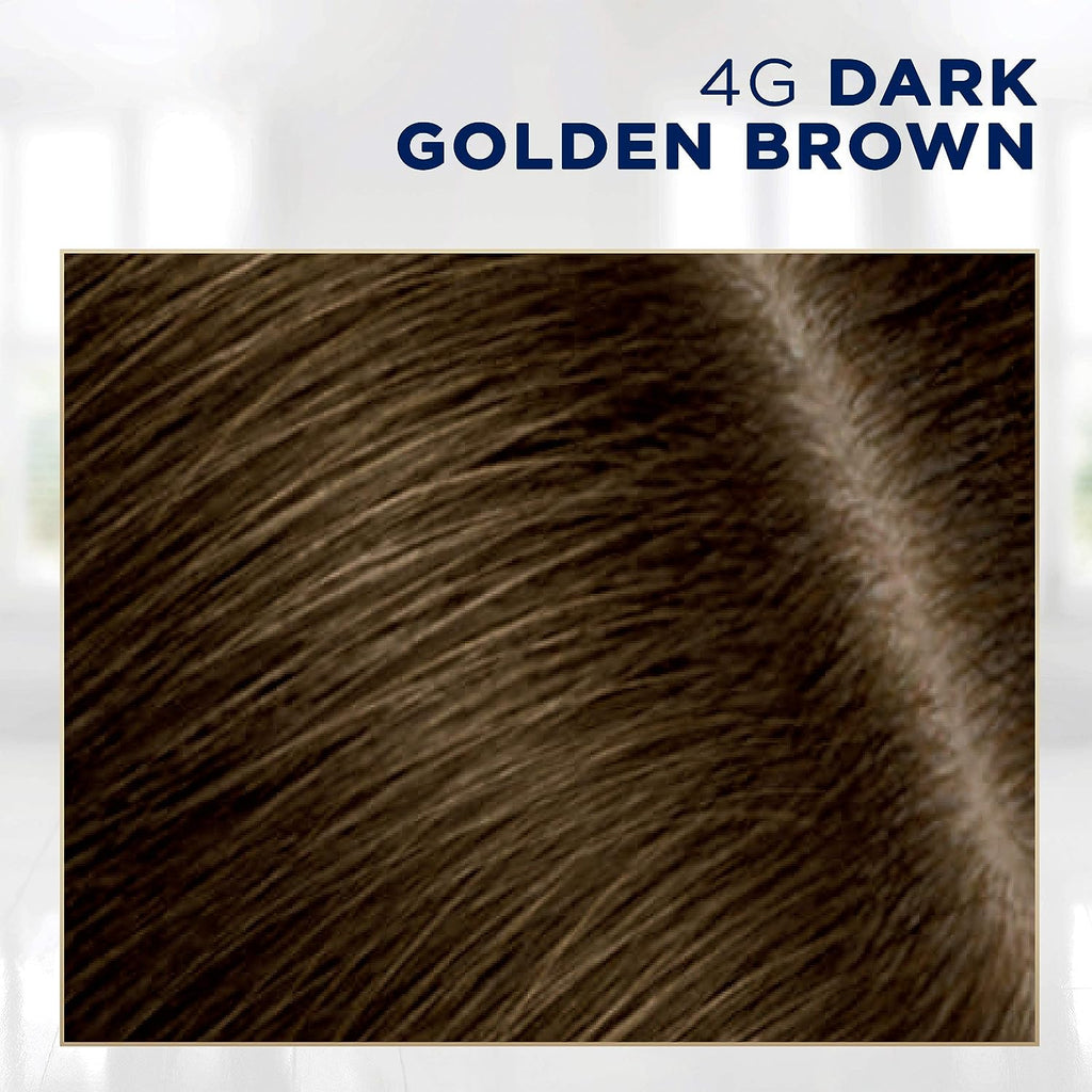 Clairol Root Touch-Up by Nice'n Easy Permanent Hair Dye, 4G Dark Golden Brown Hair Color, Pack of 2