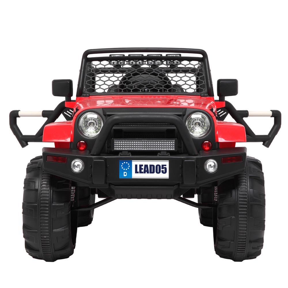 Zimtown 12V Ride On Car Kids Electric Battry Powered w/ Remote Control, 3 Speeds, LED Lights, MP3 - Red
