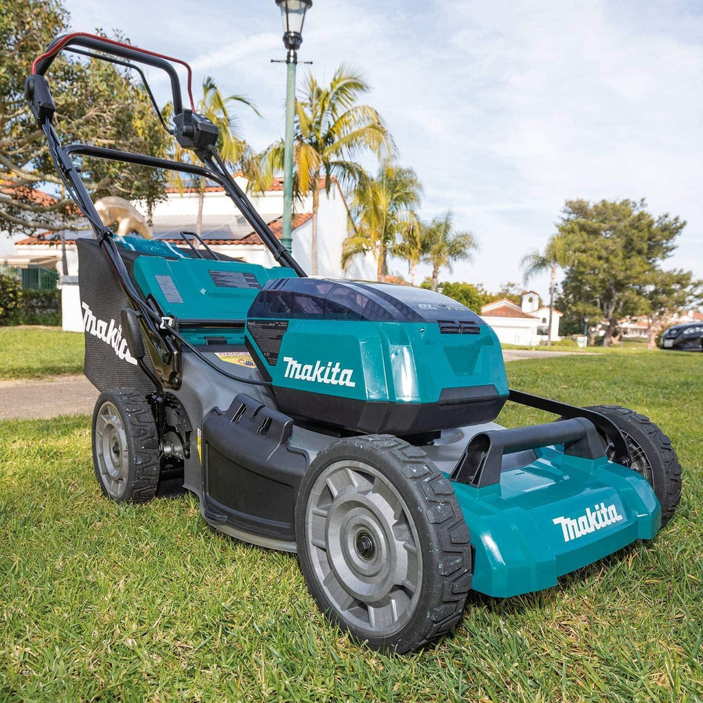 Makita XML08PT1 18V X2 (36V) LXT Lithium‑Ion Brushless Cordless 21" Self Propelled Lawn Mower Kit with 4 Batteries (5.0Ah)