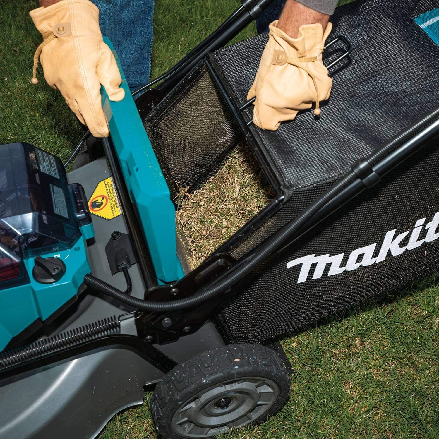 Makita XML08PT1 18V X2 (36V) LXT Lithium‑Ion Brushless Cordless 21" Self Propelled Lawn Mower Kit with 4 Batteries (5.0Ah)