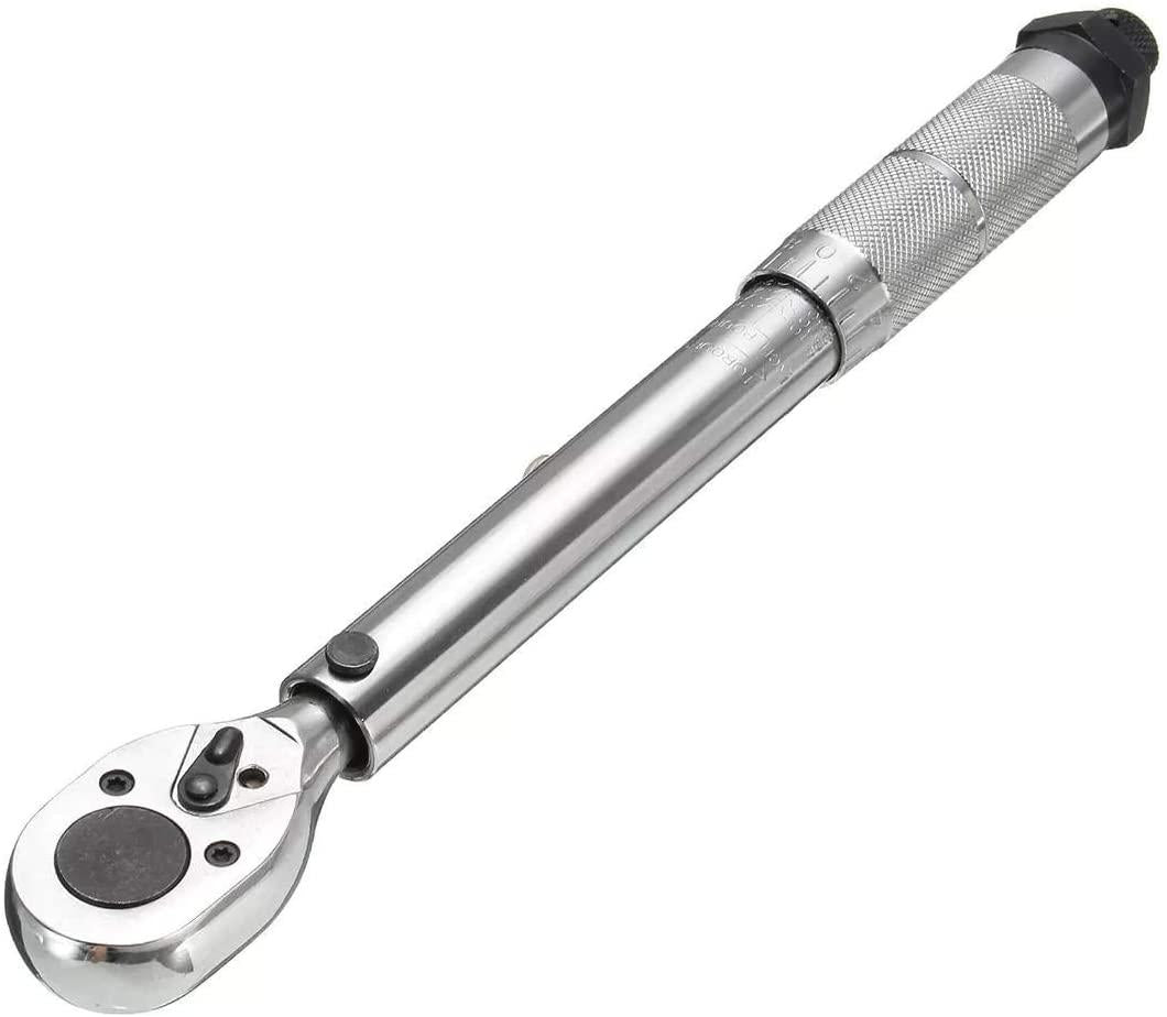 GJNVBDZSF Repair Kit Hand Tools 3/8inch Preset Adjustable Torque Wrench Molybdenum Steel Polished Chrome