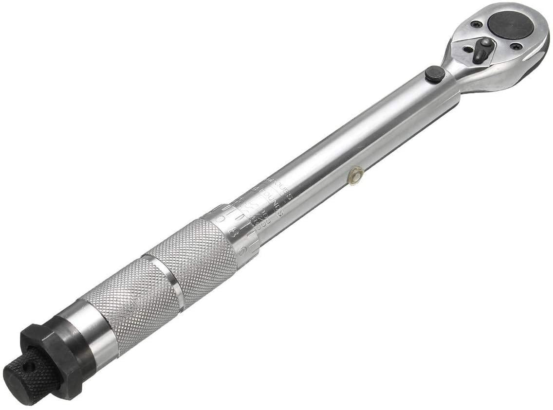 GJNVBDZSF Repair Kit Hand Tools 3/8inch Preset Adjustable Torque Wrench Molybdenum Steel Polished Chrome
